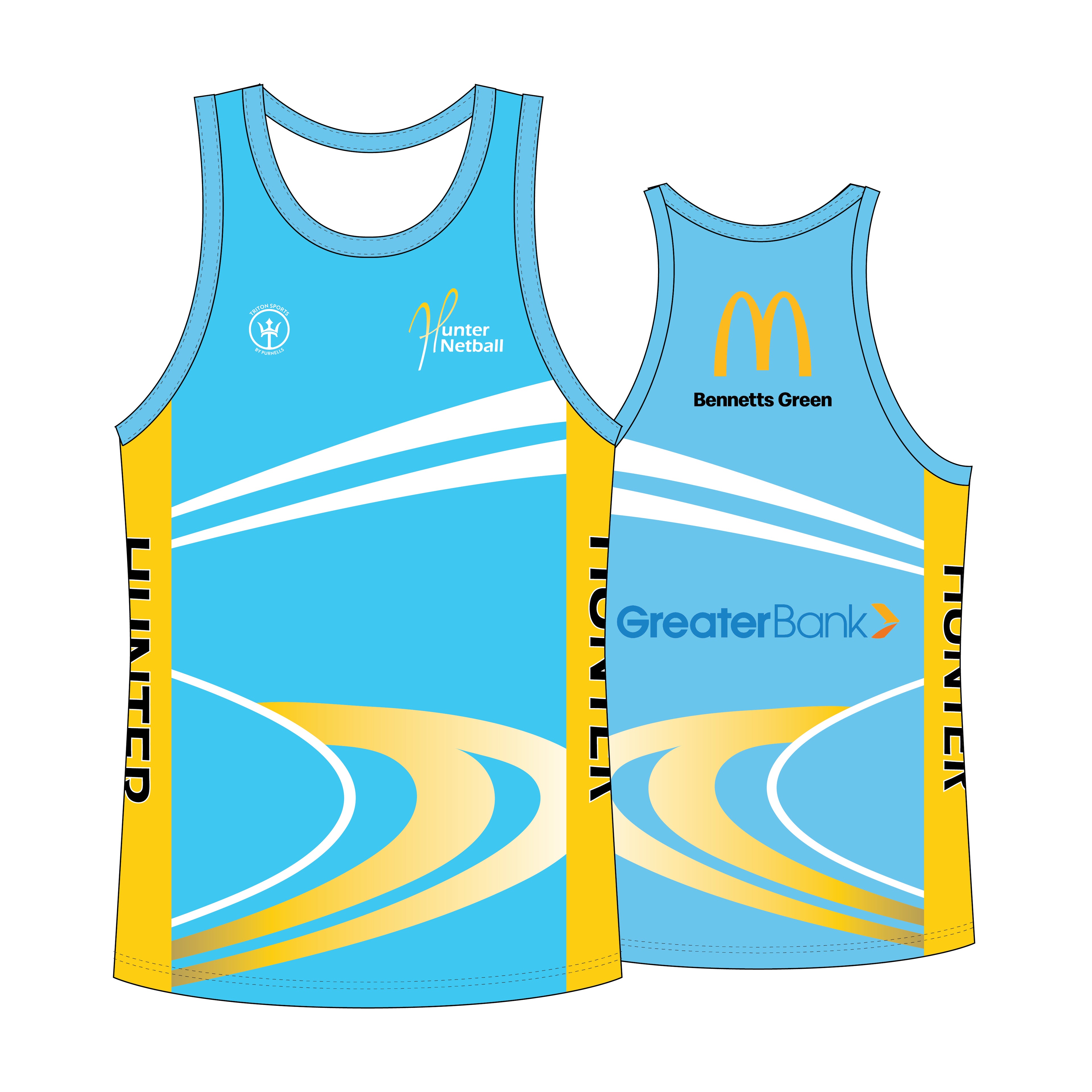 Hunter Netball Training Singlet